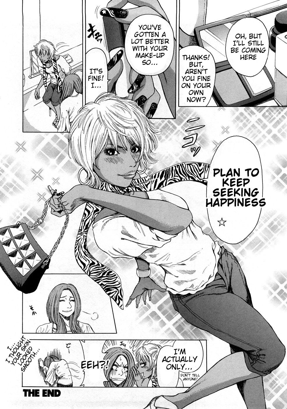 Hentai Manga Comic-Black Gals-Story 3-24